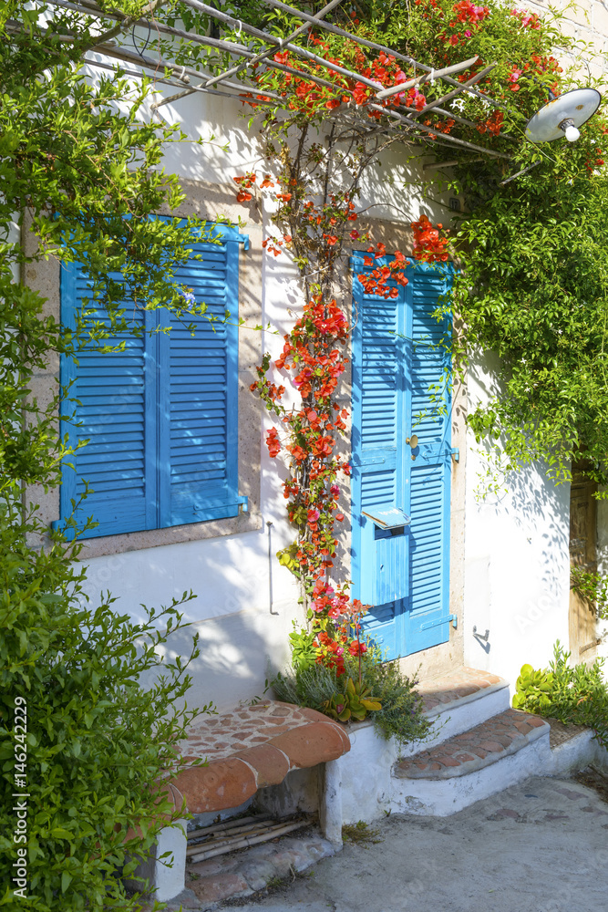 Obraz premium A typical Mediterranean house