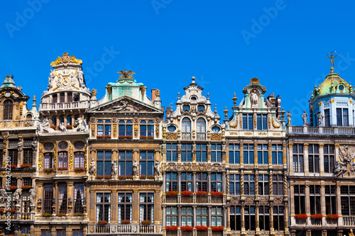 Houses on Grand Place, Brussels, Belgium photo