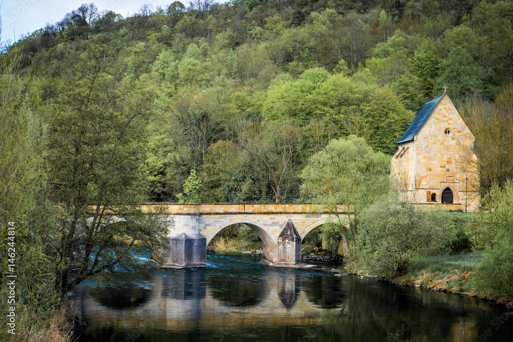 Werrabrücke und Liboriuskapell Creuzburg Werrabrücke und Liboriuskapell Creuzburg