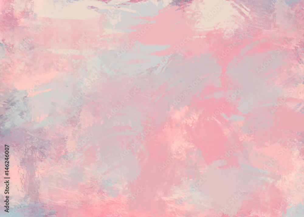Pink abstract background. Digital painting.