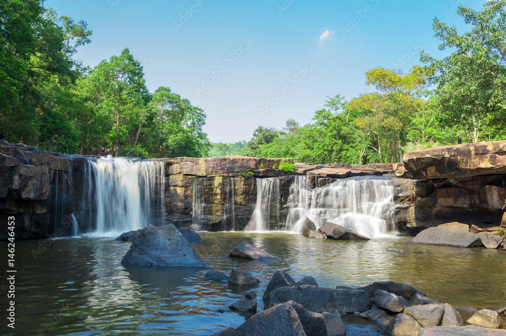 Fototapeta premium Tatton Waterfall, Chaiyaphum, Thailand.