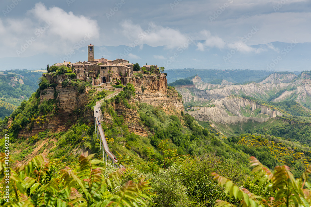 Panoramablick auf Bagnoregio