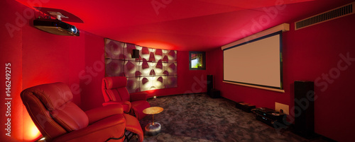 Foto private villa room, cinema
