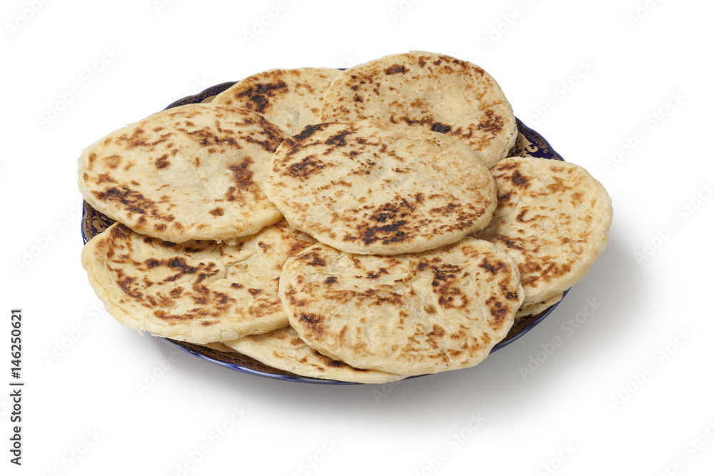 Traditional Moroccan pancakes for breakfast Traditional Moroccan pancakes for breakfast