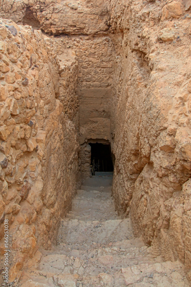 Ruins of Masada fortress, Israel