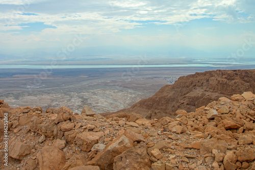 Ruins of Masada fortress, Israel