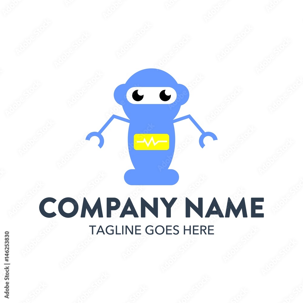 Unique Robot Cartoon Character Mascot Unique Robot Cartoon Character Mascot