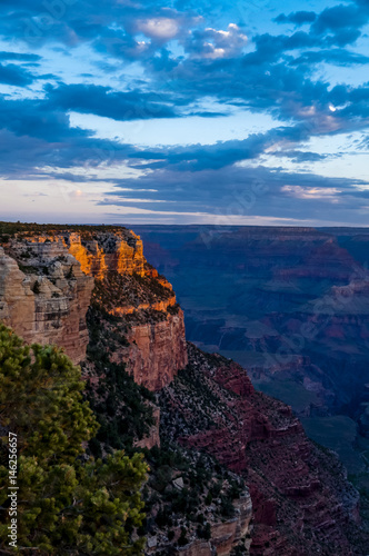 Grand Canyon  Arizona  at sunrise