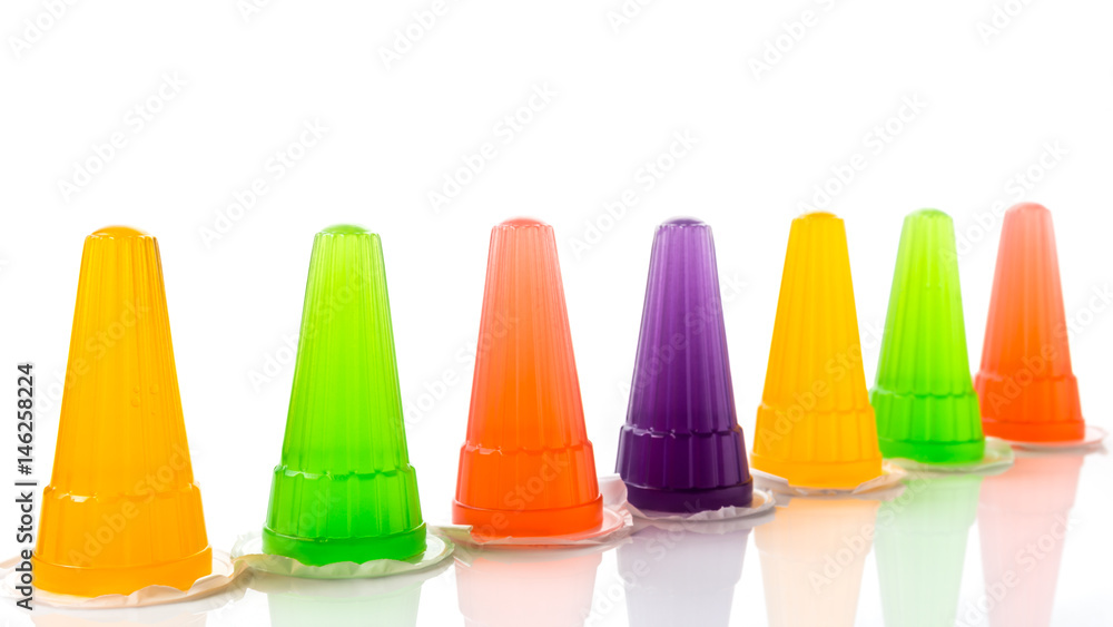 jelly isolated on white jelly isolated on white