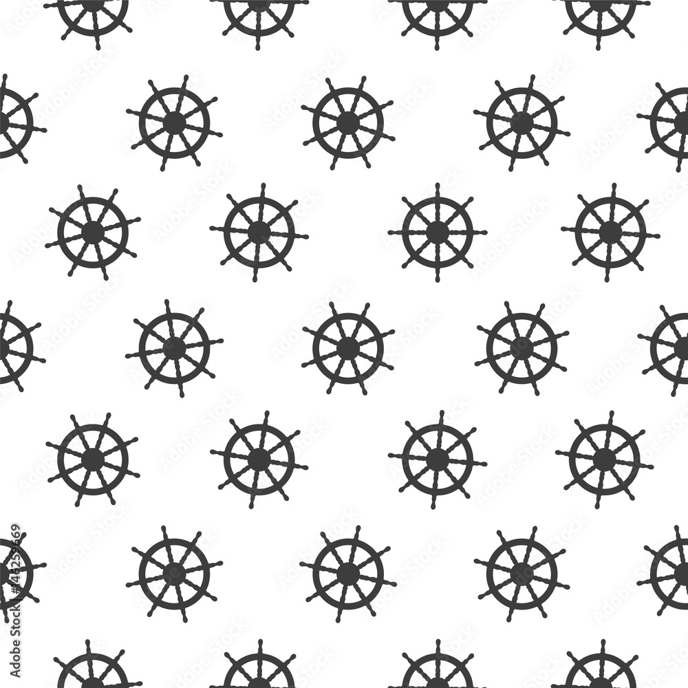 Seamless vector pattern - handwheel Seamless vector pattern - handwheel