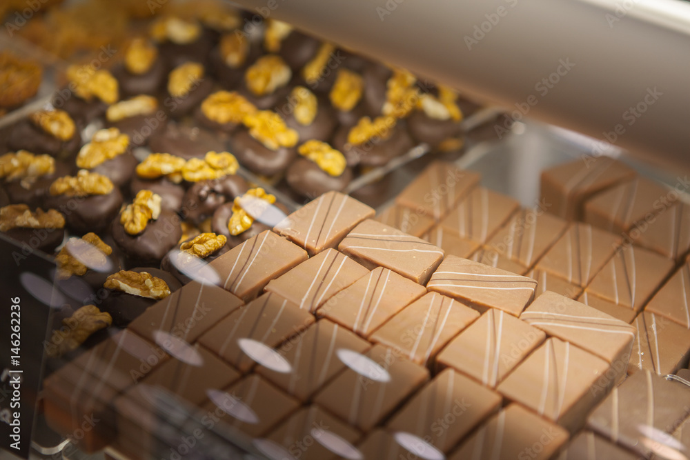 Beautiful and mouth-watering chocolate candies Beautiful and mouth-watering chocolate candies