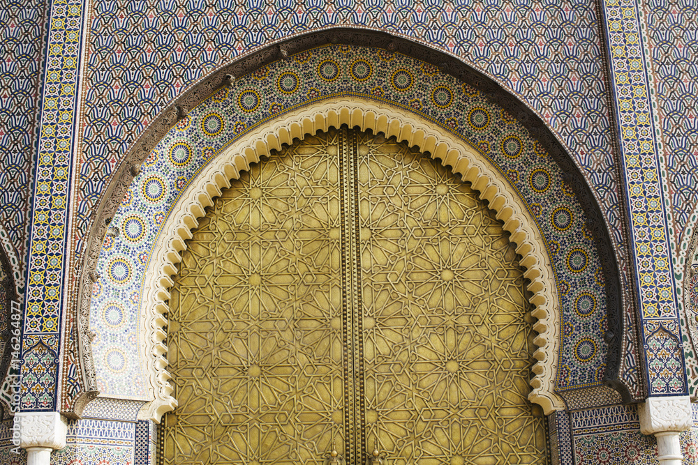 Obraz premium Royal palace Fez, Morocco.