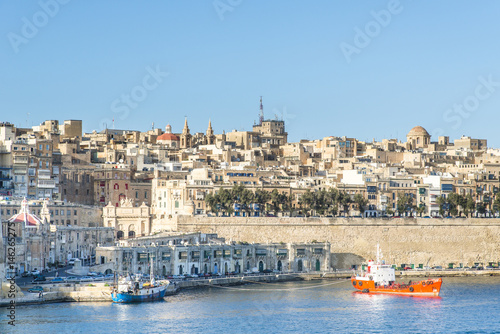 Fototapeta Naklejka Na Ścianę i Meble -  Port of Valetta - the capital of Malta.