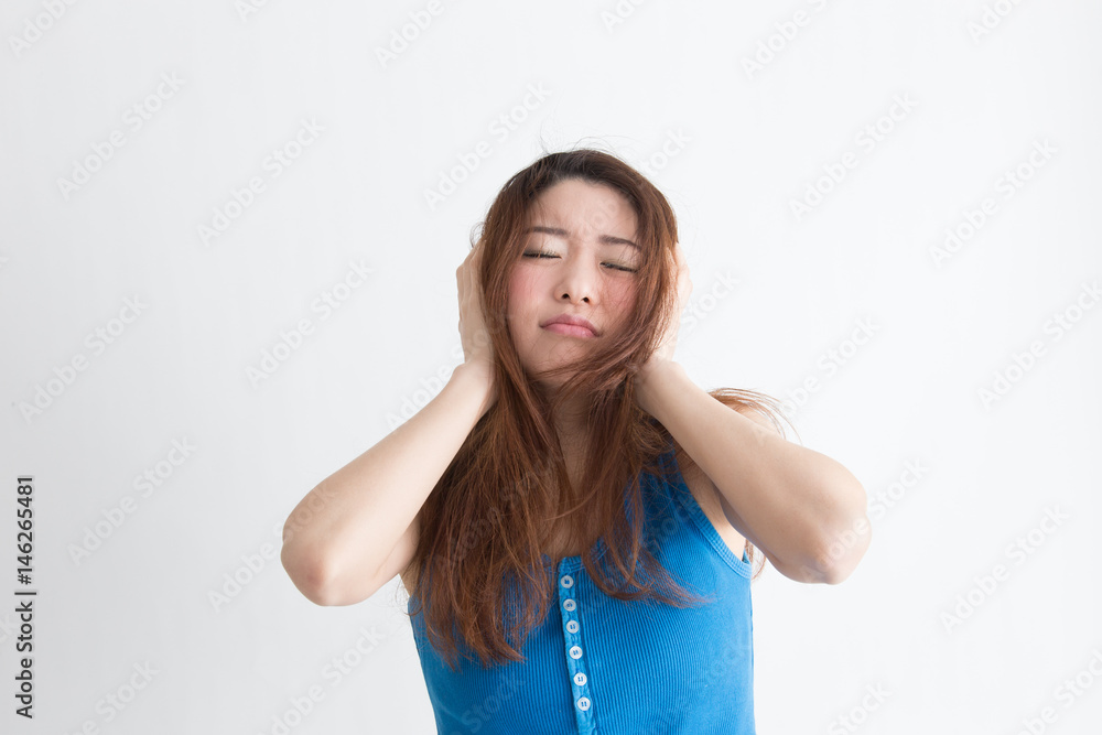ショック・女性 ショック・女性