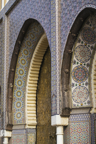 Royal palace Fez, Morocco. photo