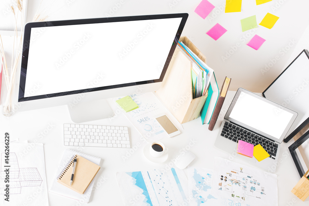 Creative designer desktop Creative designer desktop