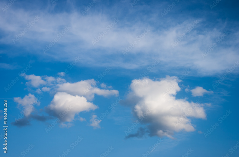 Obraz premium blue sky with clouds.Clouds on blue sky.