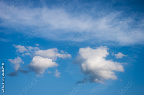 blue sky with clouds.Clouds on blue sky.