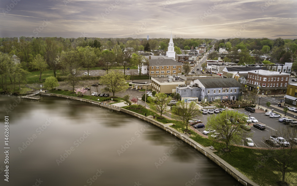 Aerial of Highstown New Jersey