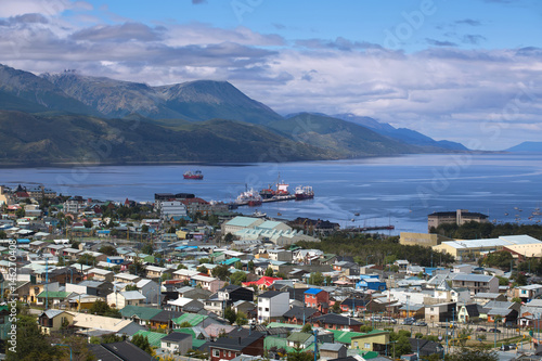 A view of Ushuaia, Tierra del Fuego, Argentina © sunsinger