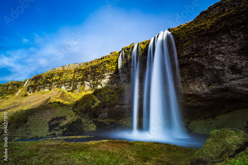Iceland, seljalandsfoss waterfall
