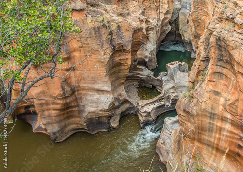 Landscape at the Blyde River Canyon, Bourke’s Luck Potholes