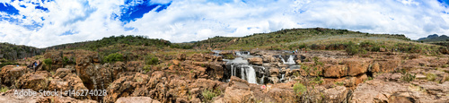 Panorama View at the Blyde River Canyon  Bourke   s Luck Potholes