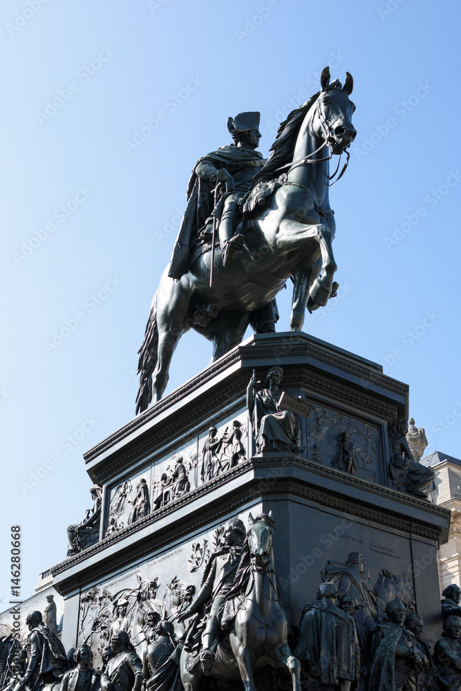 Fototapeta premium Alte Fritz Denkmal/memorial Unter den Linden Berlin
