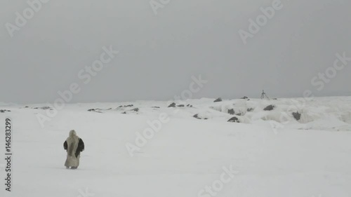 Shaman Carries Out ritual During The Russian Arctic Winter  - 6