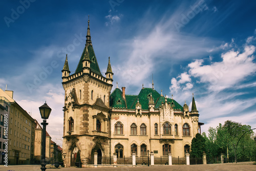 View of Jakabov Palace in the old town in Kosice, Slovakia