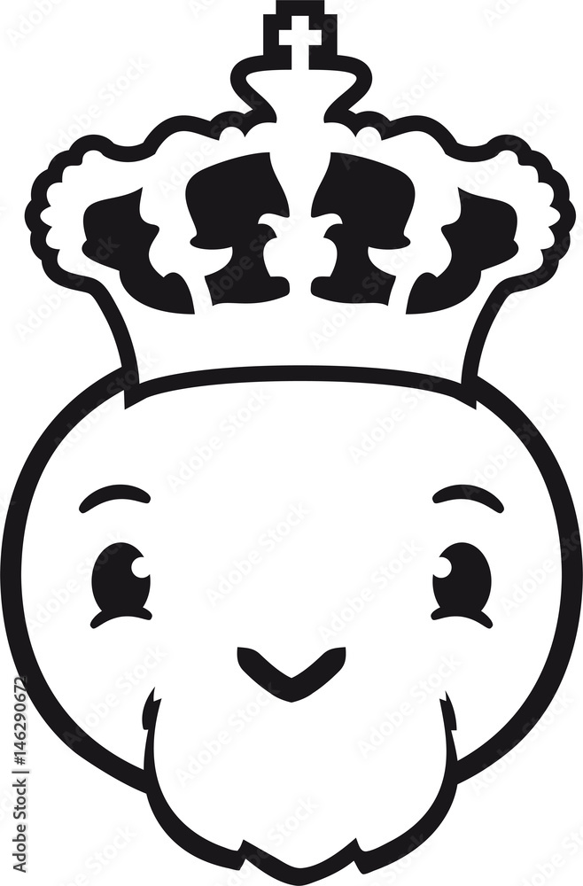 gesicht kopf herrscher könig prinz krone süß niedlich klein baby kind ente vogel comic cartoon gesicht kopf herrscher könig prinz krone süß niedlich klein baby kind ente vogel comic cartoon