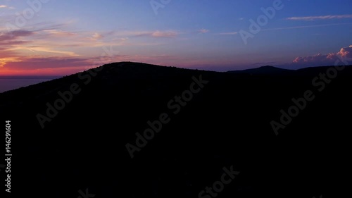Wallpaper Mural The beautiful scenic sunset on the sea and the beach, the town at the sunset - 6 Torontodigital.ca