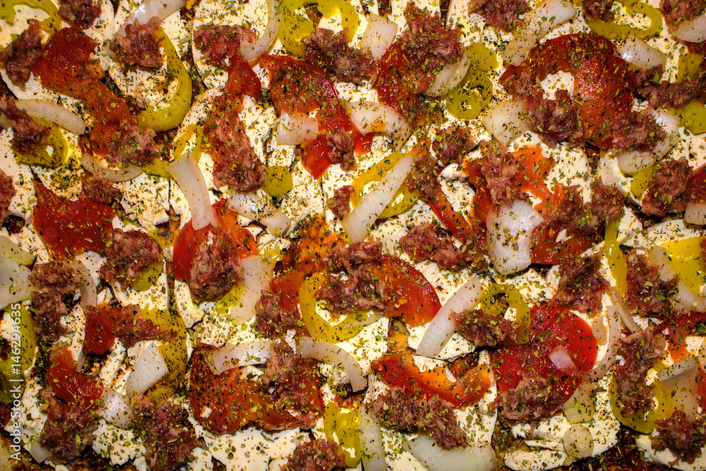 Uncooked Pizza Texture