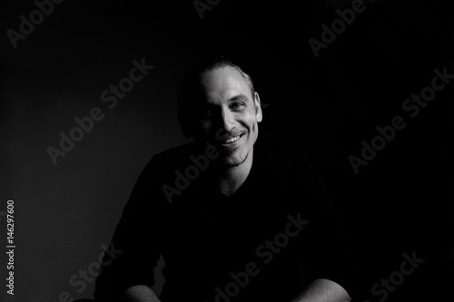 Cheerful smiling man