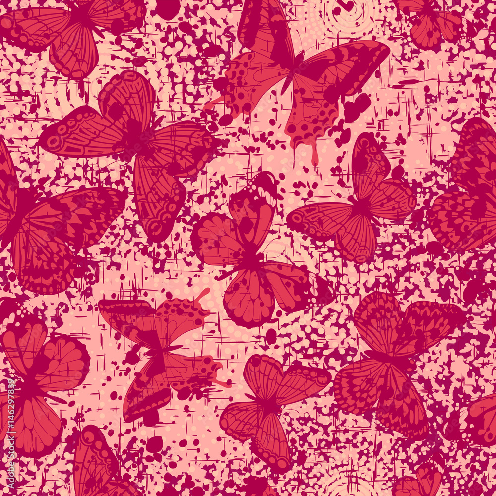 red butterfly background red butterfly background