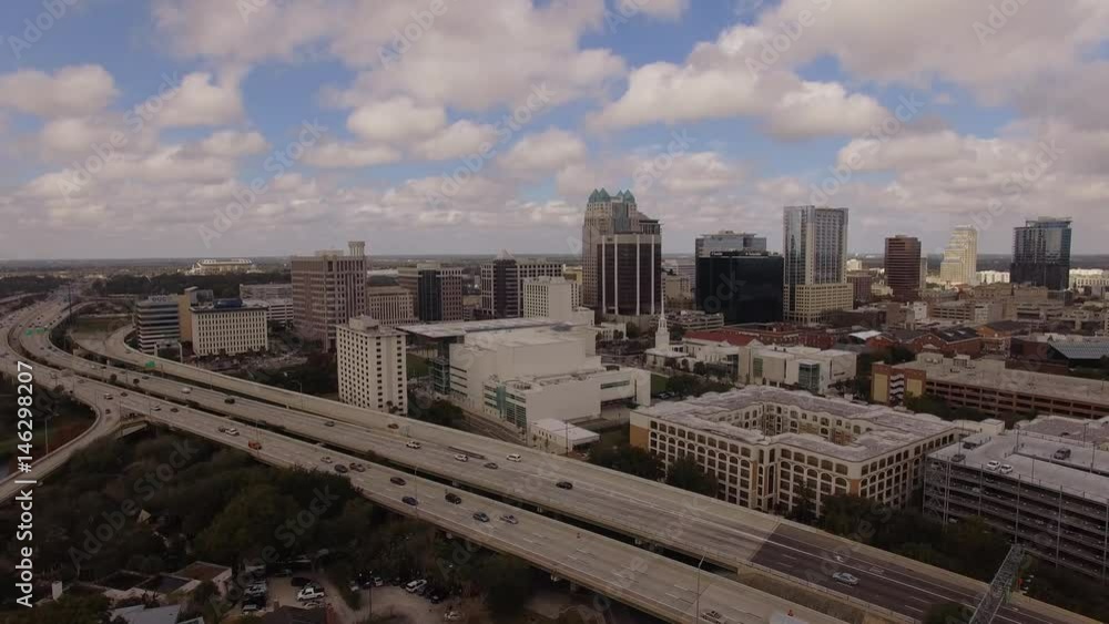 Aerial views of Downtown Orlando, Florida, 4K - 2 Aerial views of Downtown Orlando, Florida, 4K - 2