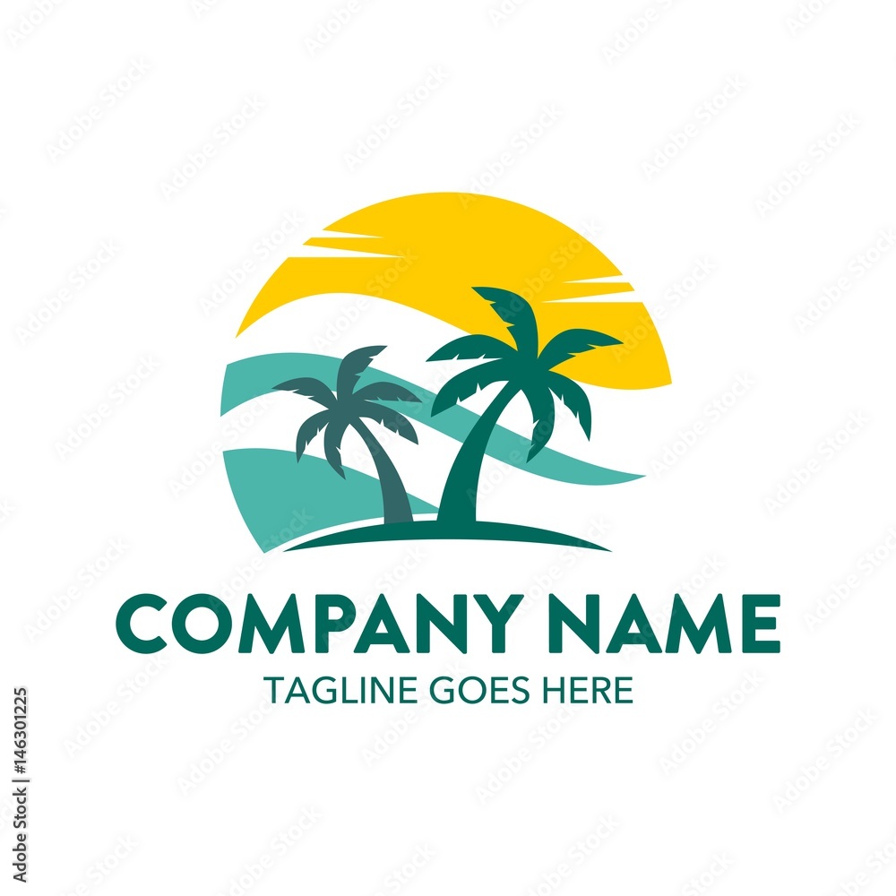 Summer Logo Template
