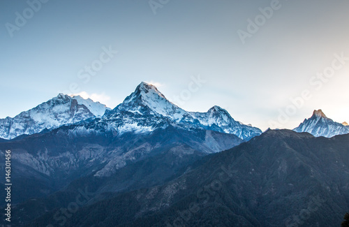 Fototapeta Naklejka Na Ścianę i Meble -  Annapurna Himalayan Range , Nepal