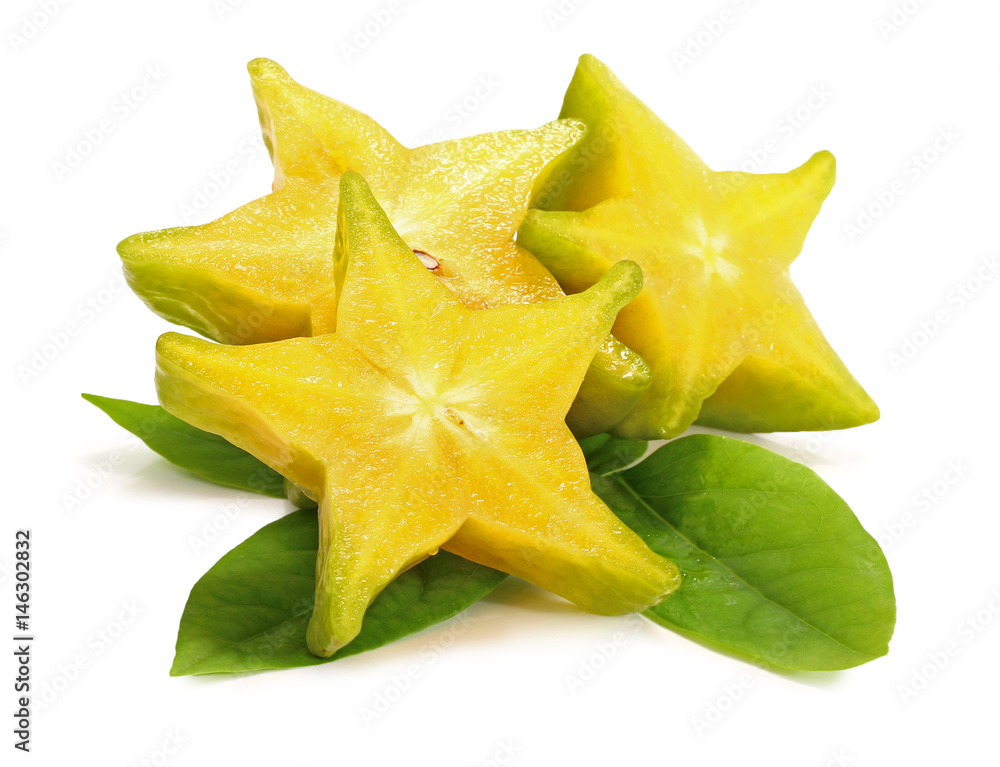 Fototapeta premium star apple on white background