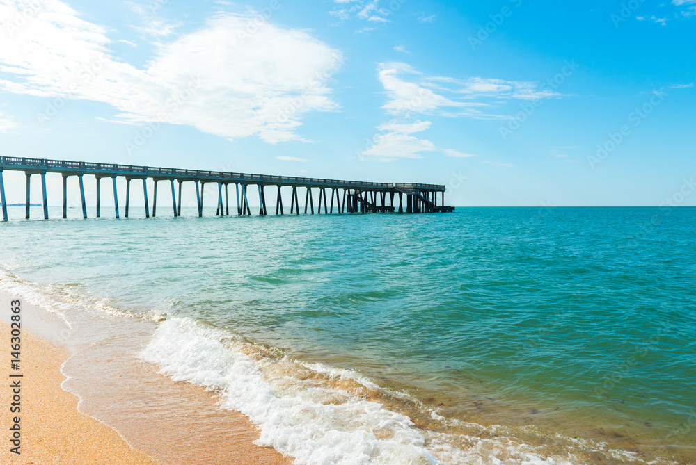 Sea shore, summer background