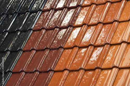 Rain on roof tiles