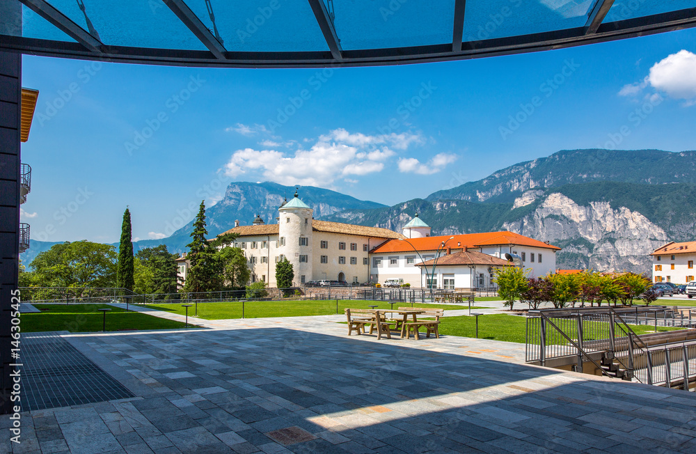 Fototapeta premium The picturesque landscapes of the Dolomites area