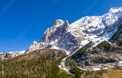 The picturesque landscapes of the Dolomites area