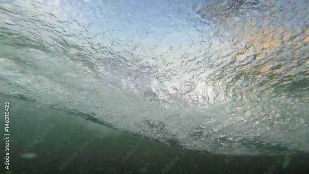 Waves and their beauty, an underwater perspective in slow motion - 1 Waves and their beauty, an underwater perspective in slow motion - 1