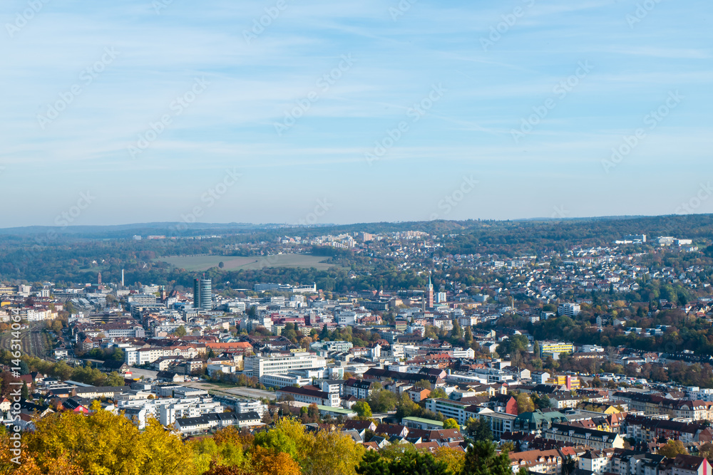 Panorama von Pforzheim