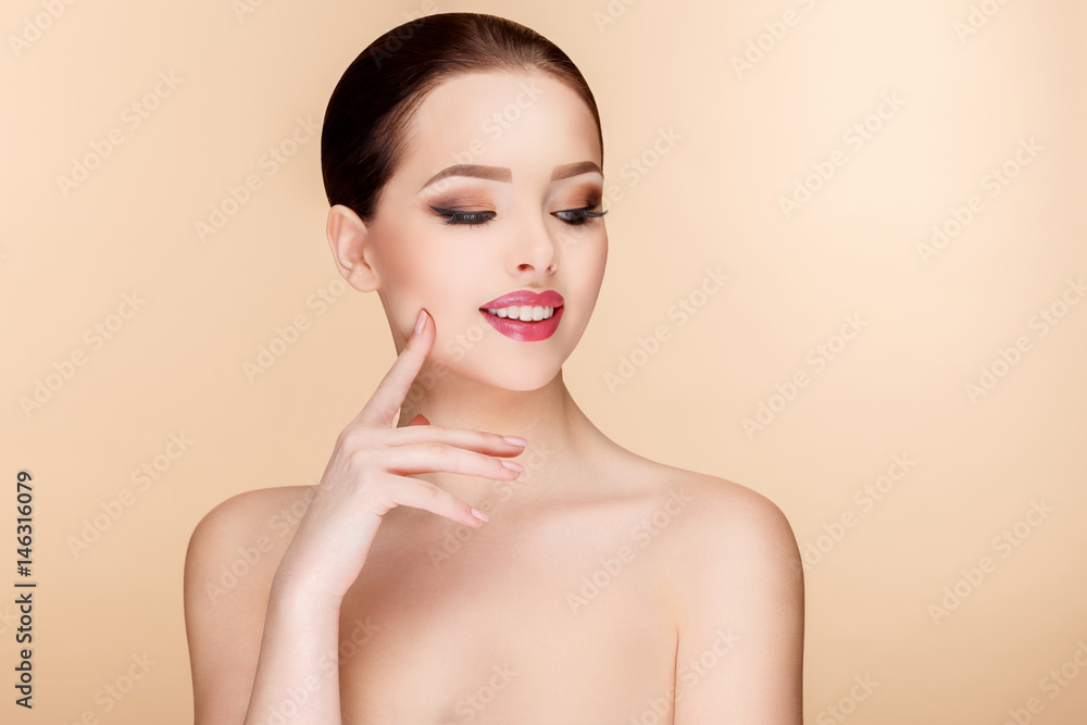 Beautiful Woman with Clean Fresh Skin Beautiful Woman with Clean Fresh Skin