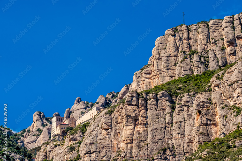 Mountains around the Montserrat Monastery
