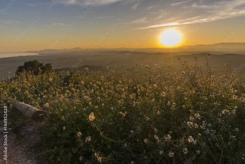 Sunset in Alcocebre (Castellon, Spain). Sunset in Alcocebre (Castellon, Spain).