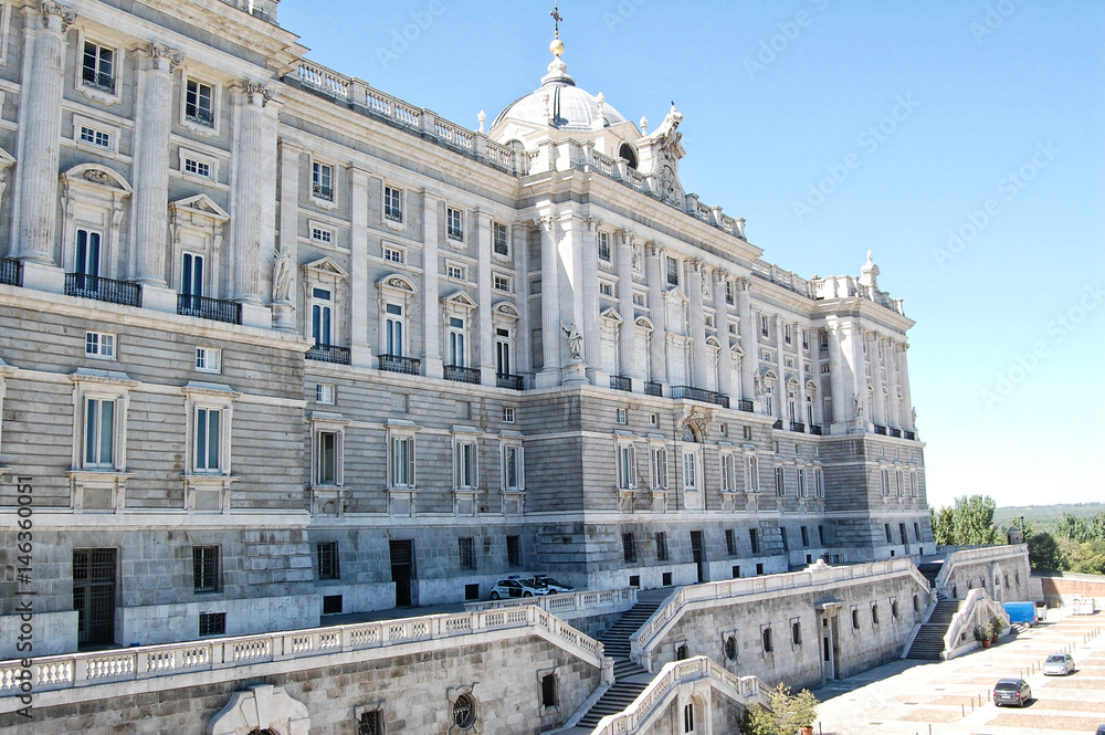 Lateral Palacio Real Madrid