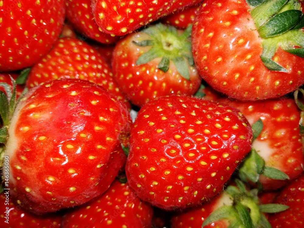 Strawberry is healthy and delicious food Strawberry is healthy and delicious food